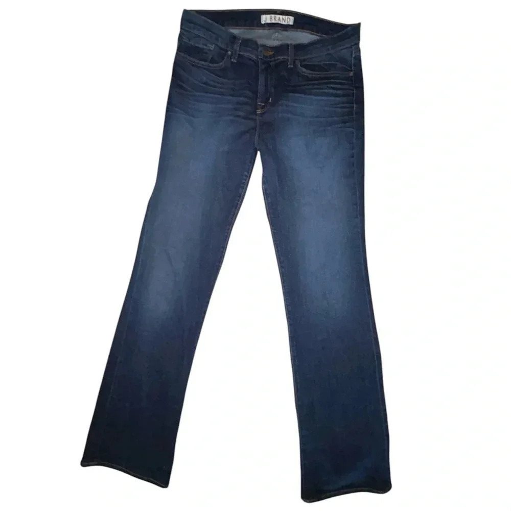 J BRAND slim boot classic denim blue jeans